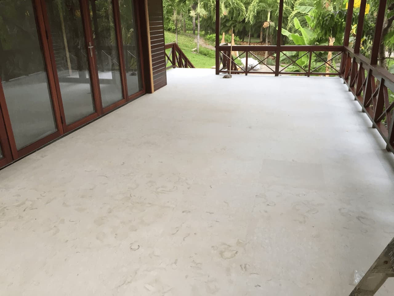 Coral Reef White honed and filled at Islands of Mustique