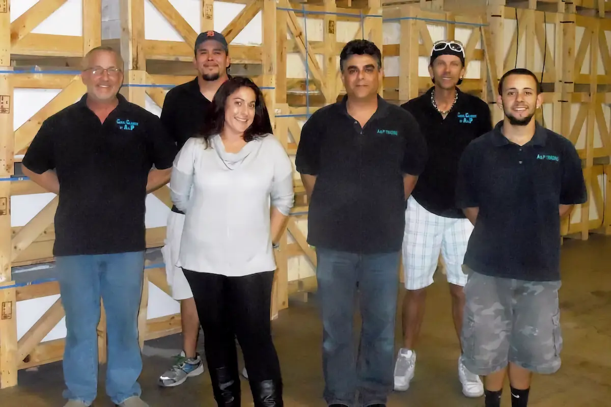 A&P Trading Corp. team at our Hialeah, Florida warehouse
