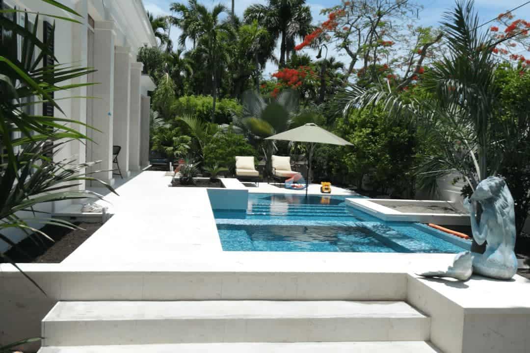 Ocean Reef White brushed finish installation