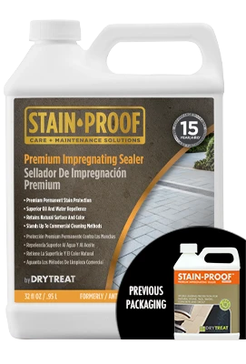 Dry Treat Stain-Proof Certified Master Distributor badge